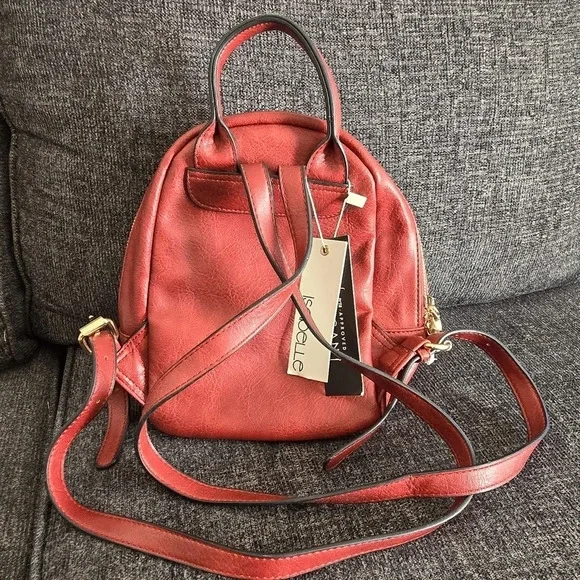 Quilted Zipper Small Backpack - Picture 2 of 8